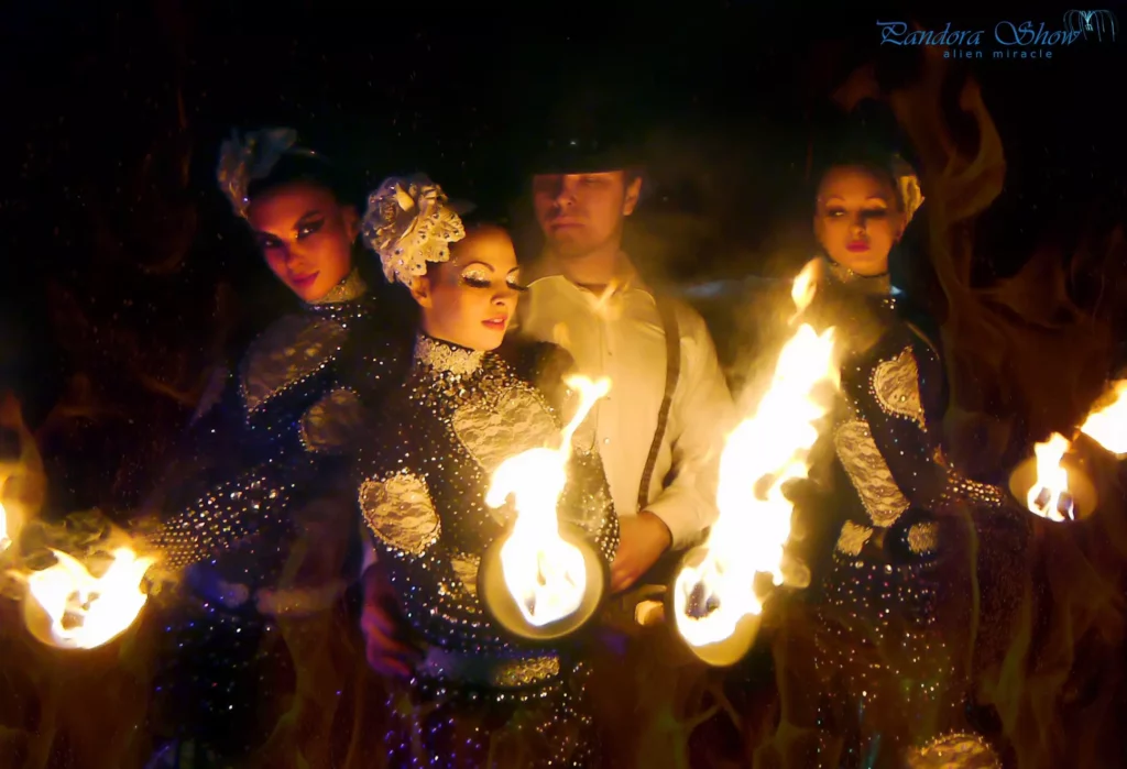 Огненное шоу на вечеринку в стиле Гэтсби | Pandora Show